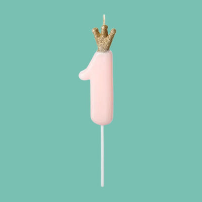 Number 1 Birthday Candle