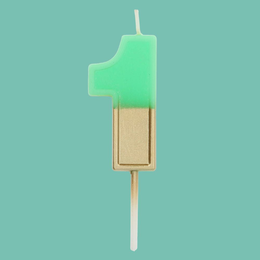 Number 1 Birthday Candle