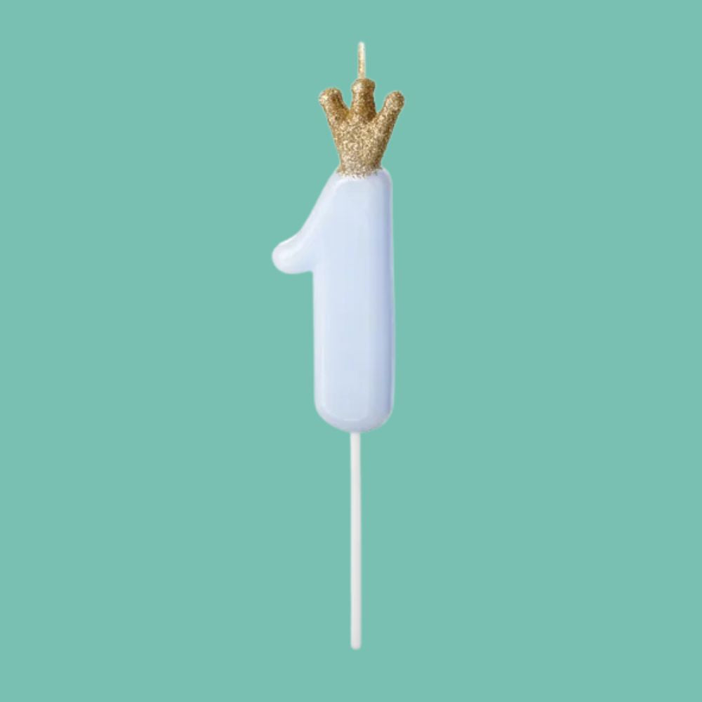 Number 1 Birthday Candle