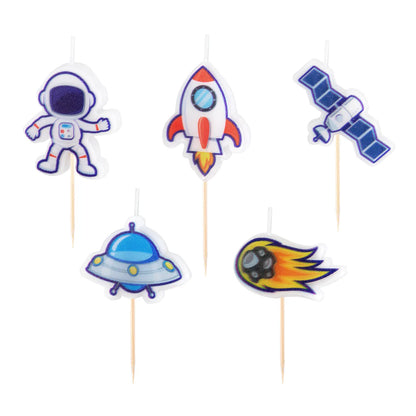 Set de 5 Espelmes de Aniversaris Cosmos