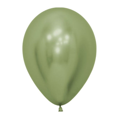 Solid Chrome Latex Balloon R5/13cm - Single Unit or Pack of 50