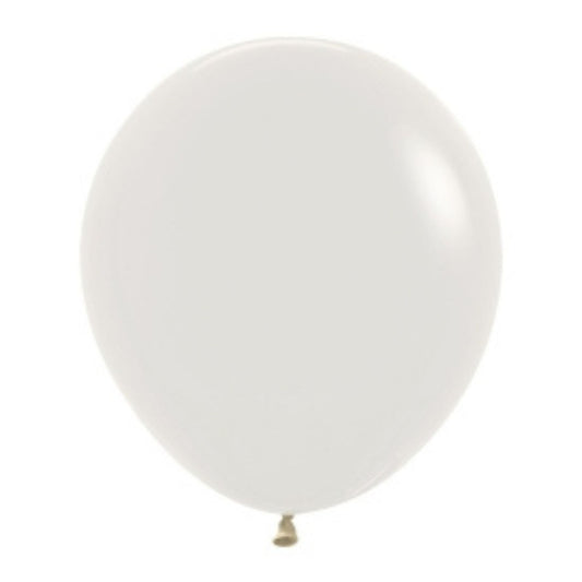 Globo Látex R18 Pastel Dusk Crema 45 cm - Pack de 15