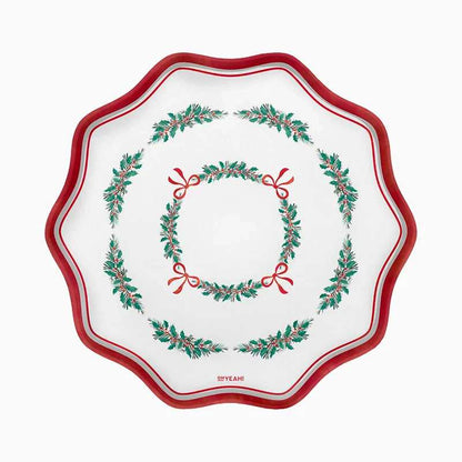 Bandejas Redondas de Cartón Ø 33 cm All I Want For Christmas (2 uds) - NAROSA SWEET PARTY