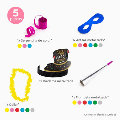 Bolsa Cotillón Nochevieja Special Price 5 Piezas | 30×40 cm - NAROSA SWEET PARTY