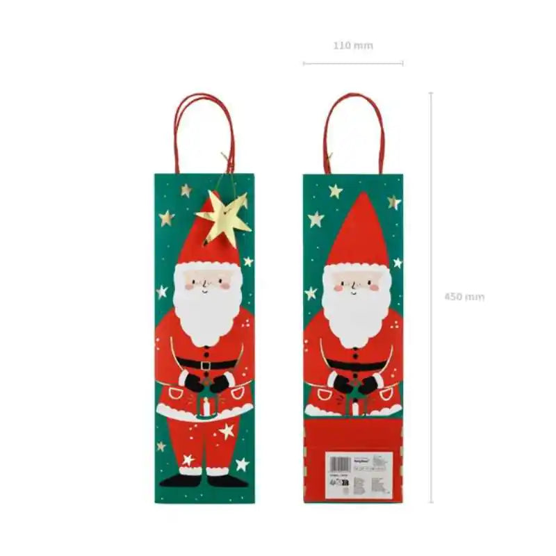 Bolsa de Regalo Papá Noel 11 x 36 x 10 cm - NAROSA SWEET PARTY