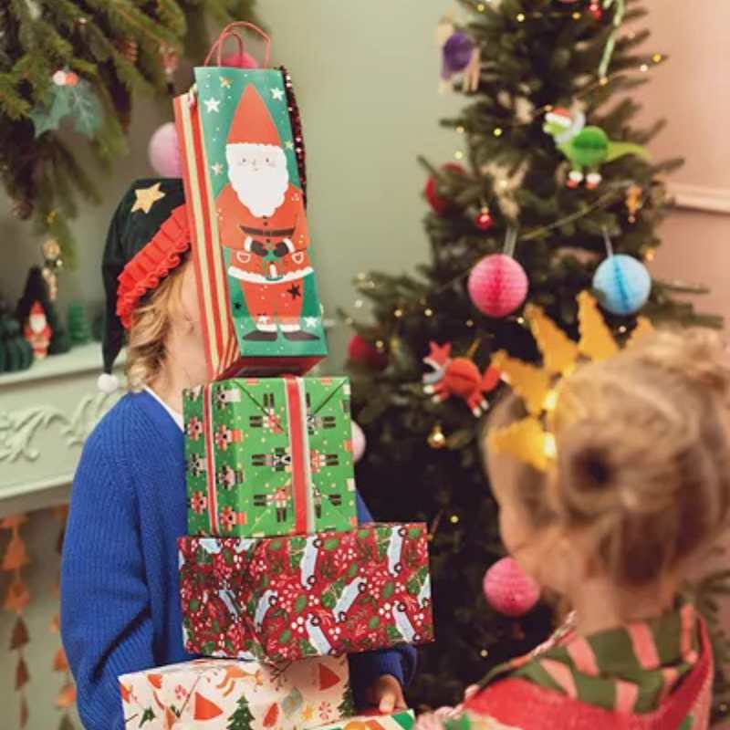 Bolsa de Regalo Papá Noel 11 x 36 x 10 cm - NAROSA SWEET PARTY