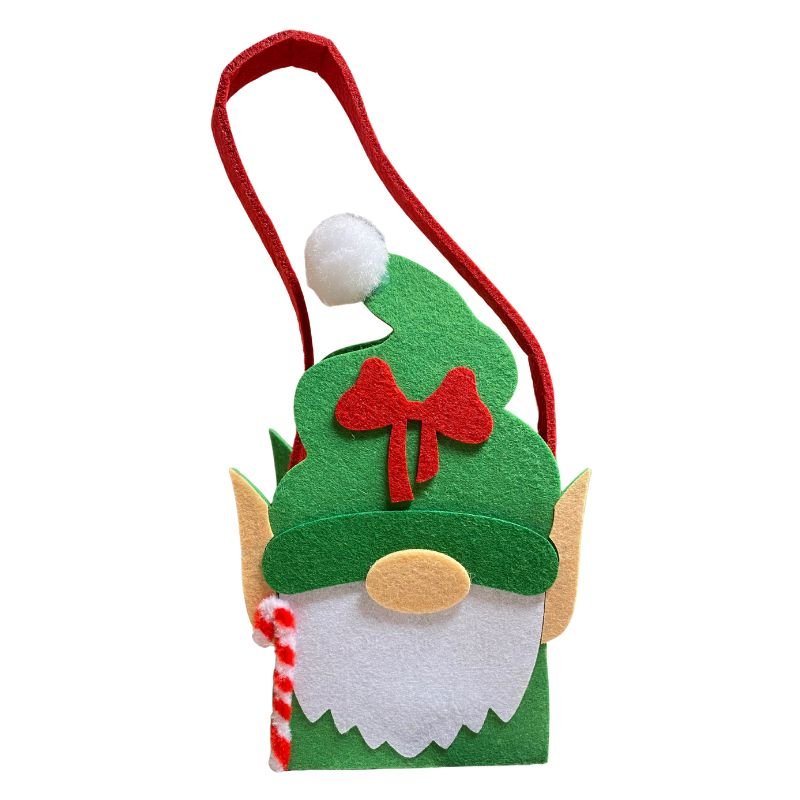 Bolsa de Tela Navideña de Fieltro - 4 Diseños - 20 cm - NAROSA SWEET PARTY