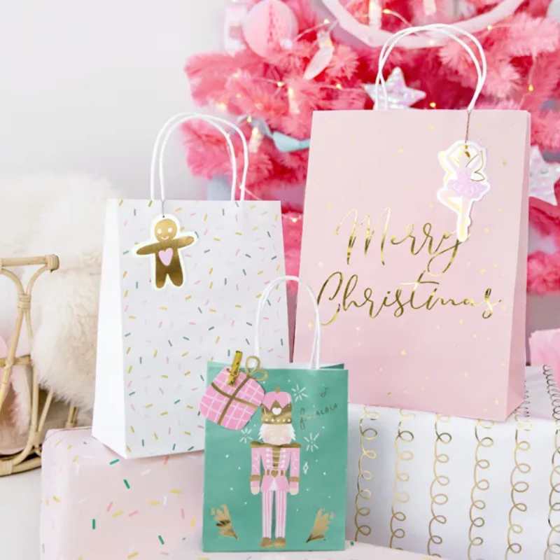 Bolsas de Regalo de Navidad Surtidas (Pack 3 uds) - NAROSA SWEET PARTY