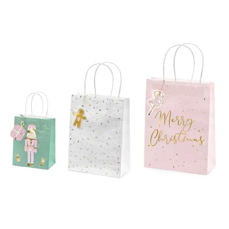 Bolsas de Regalo de Navidad Surtidas (Pack 3 uds) - NAROSA SWEET PARTY