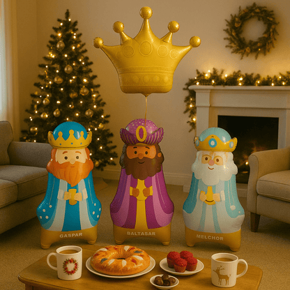 Bouquet Reyes Magos + Corona 104 cm Personalizada. - NAROSA SWEET PARTY