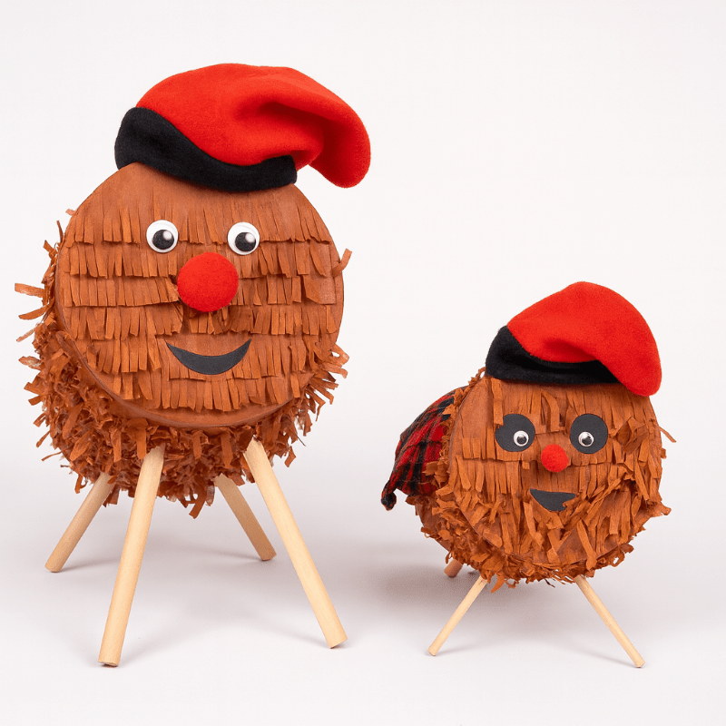 Caga Tió de cartón – Tamaños grande y pequeño - NAROSA SWEET PARTY