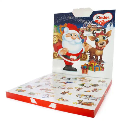 Calendario de Adviento Caja Cuadrada Papá Noel y Reno - NAROSA SWEET PARTY