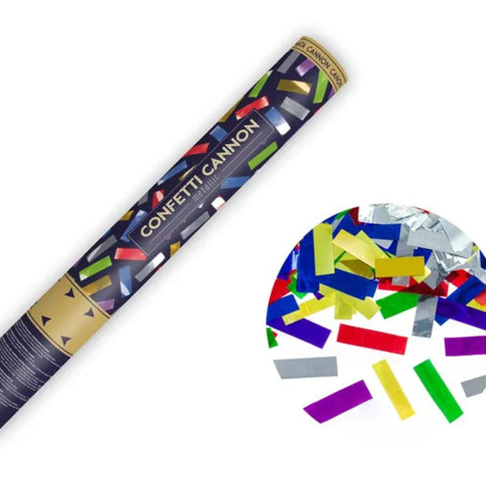 Cañón de Confeti Metálico 40 cm - NAROSA SWEET PARTY