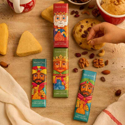Chocolatinas de Leche Reyes Magos 3×18 g – Simón Coll - NAROSA SWEET PARTY