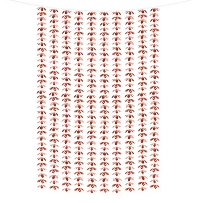 Cortina de Flores Rose Gold 100 x 210 cm - NAROSA SWEET PARTY