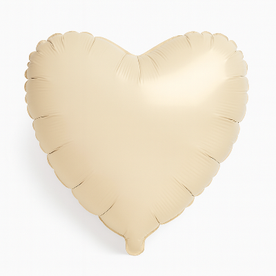 Heart Foil Balloon 18" (45 cm) - Customizable with Message. Suitable for Helium or Air