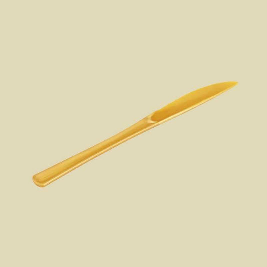 Cuchillos Reutilizables Premium Oro 20 cm (12 uds) - NAROSA SWEET PARTY