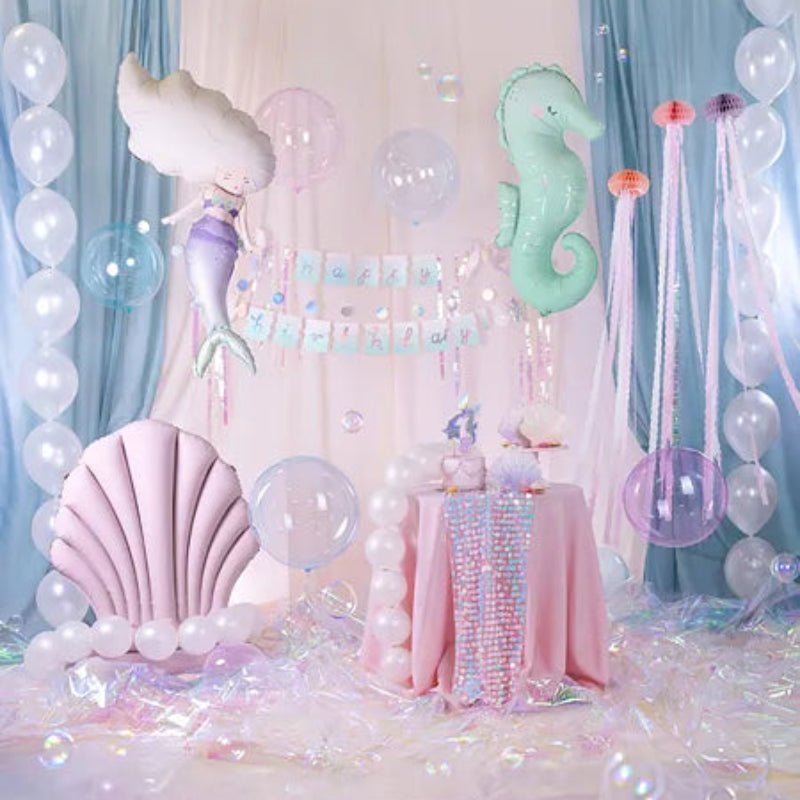 Decoración de papel de seda Medusa, mix, 15,5 x 157 cm (3 uds.) - NAROSA SWEET PARTY