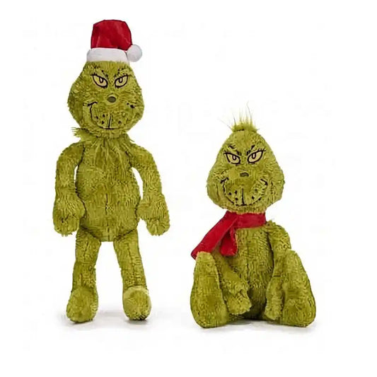 El Grinch 40 cm con Gorro o Bufanda – Muñeco Navideño - Narosa Sweet Party Barcelona