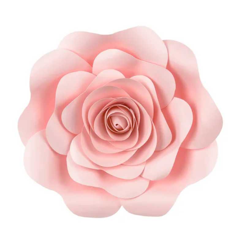 Flores de Papel Grandes Rosa (5 uds) - NAROSA SWEET PARTY