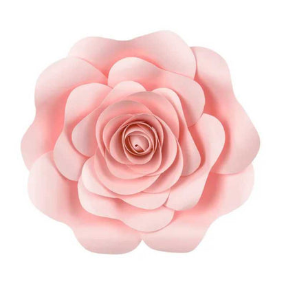Flores de Papel Grandes Rosa (5 uds) - NAROSA SWEET PARTY