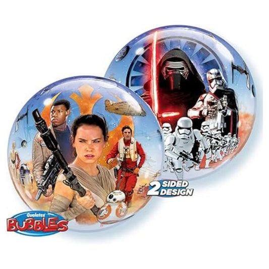 Globo Bubble Star Wars The Force Awakens 56 cm - NAROSA SWEET PARTY