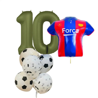 Globo Camiseta Fútbol 84 cm – Ideal para Fiestas Temáticas - Narosa Sweet Party Barcelona
