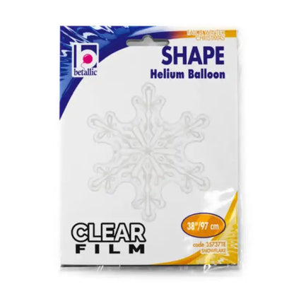 Globo de Foil Copo de Nieve Blanco - 96 cm - Narosa Sweet Party Barcelona