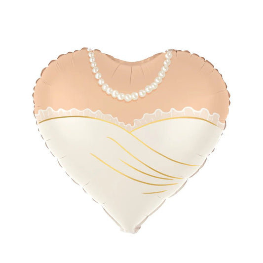 Globo Corazón Novia 45 cm – Apto Aire o Helio - NAROSA SWEET PARTY