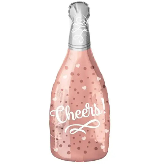 Globo de aluminio Champagne Cheers 49x98 cm - Narosa Sweet Party Barcelona