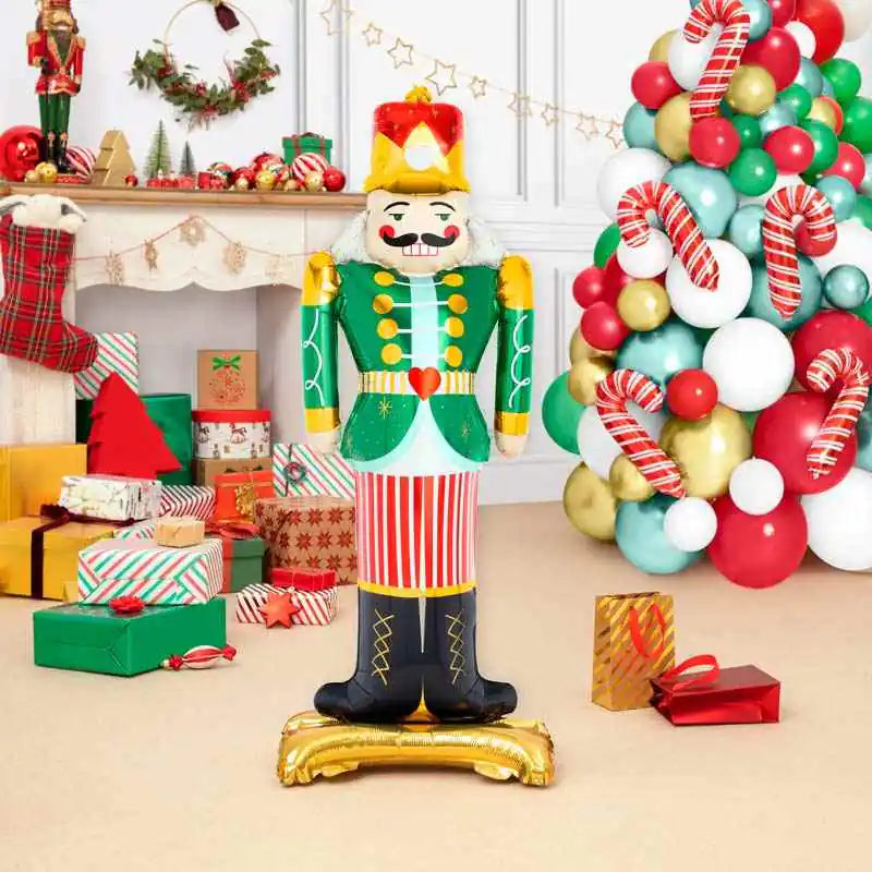Globo de Pie Foil Cascanueces Navidad 123 cm (Sin Helio) - NAROSA SWEET PARTY