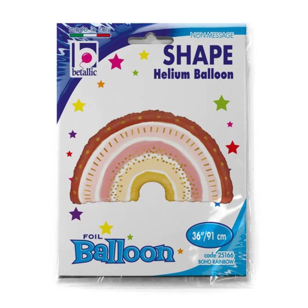 Globo Foil Arcoíris Boho – 91 cm - NAROSA SWEET PARTY
