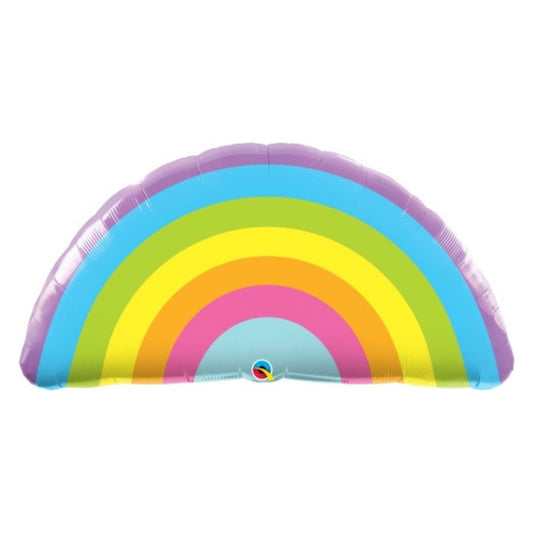Globo Foil Arcoíris Radiante 91 cm – Aire o Helio - NAROSA SWEET PARTY