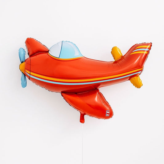 Globo Foil Avión Rojo – 109 cm Multicolor - NAROSA SWEET PARTY