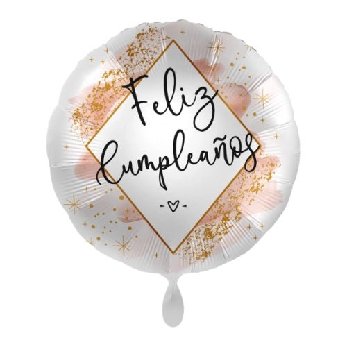 Globo Foil Birthday Smooth – Feliz Cumpleaños 45 cm - Narosa Sweet Party Barcelona