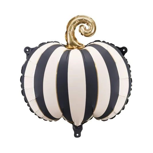 Globo Foil Calabaza a Rayas 39x38 cm – Apto para Aire o Helio - NAROSA SWEET PARTY