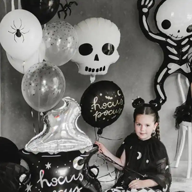 Globo Foil Calavera 36x41 cm – Apto para Aire o Helio - Narosa Sweet Party Barcelona