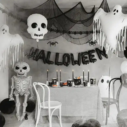 Globo Foil Calavera 36x41 cm – Apto para Aire o Helio - Narosa Sweet Party Barcelona