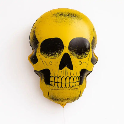 Globo Foil Calavera Dorada – 91 cm para Halloween - NAROSA SWEET PARTY