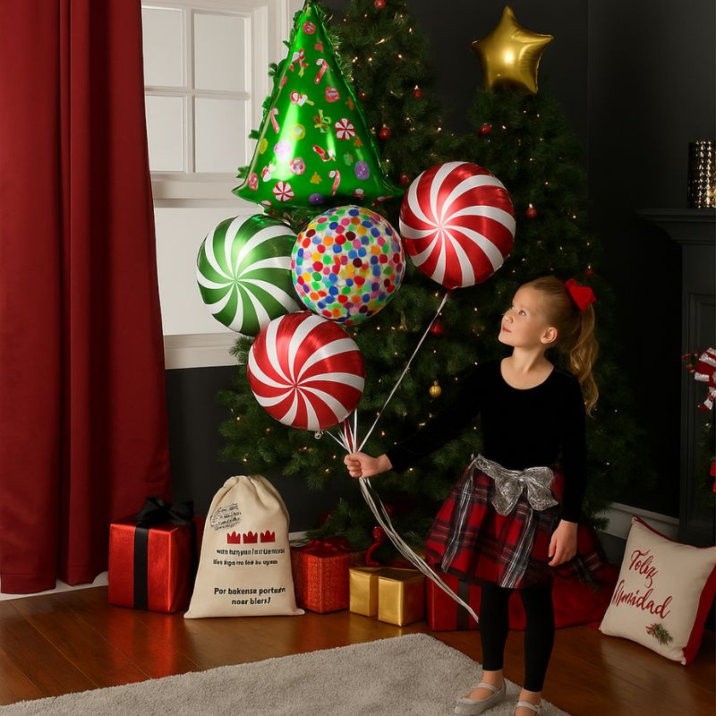 Globo Foil Caramelo Satinado 45 cm - Dos colores - NAROSA SWEET PARTY