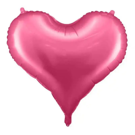 Globo Foil Corazón Rosa Satinado 61x53 cm – Aire o Helio - Narosa Sweet Party Barcelona