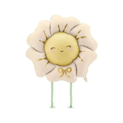 Globo Foil Flor con Patitas 80x80 cm – Dos colores disponibles - Narosa Sweet Party Barcelona