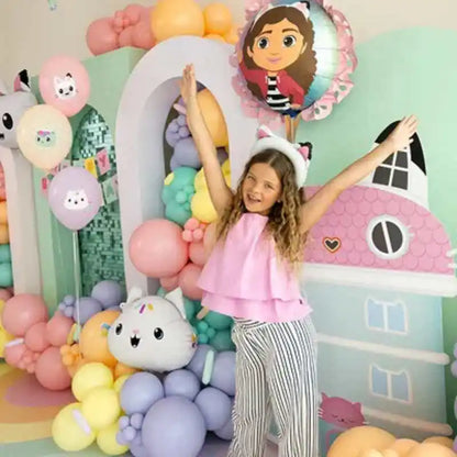Globo Foil Gabby’s Dollhouse con Volante 52×52 cm - NAROSA SWEET PARTY