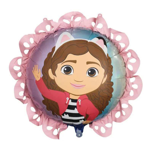 Globo Foil Gabby’s Dollhouse con Volante 52×52 cm - NAROSA SWEET PARTY