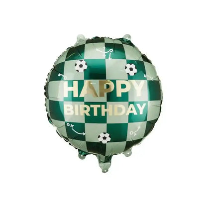 Globo Foil Happy Birthday con Pelotas 35x35 cm – Apto para Aire o Helio - Narosa Sweet Party Barcelona