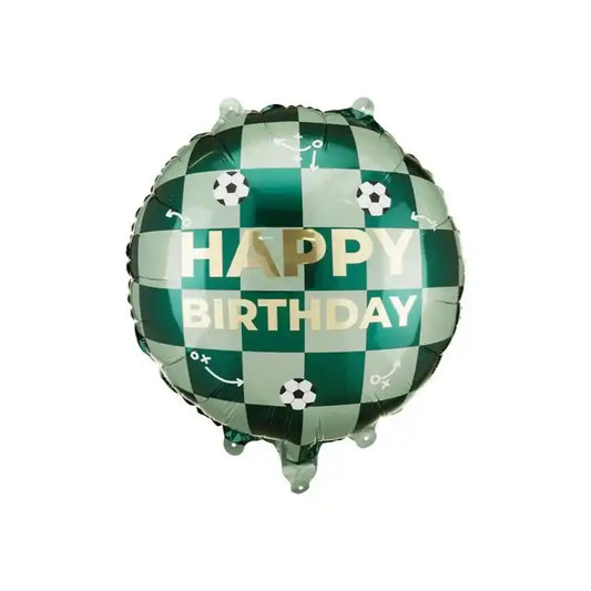 Globo Foil Happy Birthday con Pelotas 35x35 cm – Apto para Aire o Helio - Narosa Sweet Party Barcelona