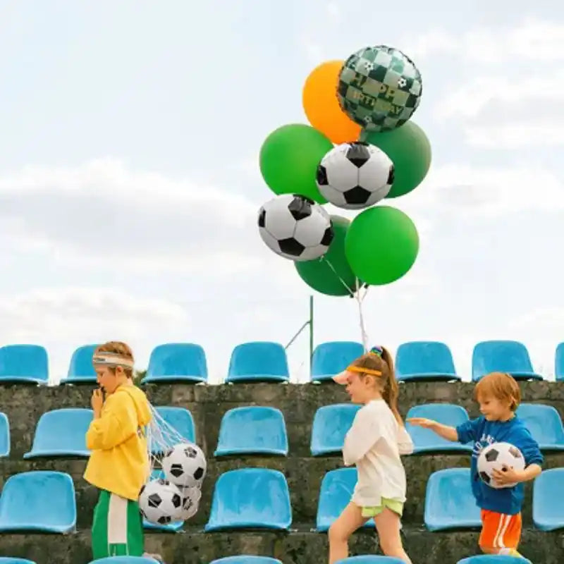 Globo Foil Happy Birthday con Pelotas 35x35 cm – Apto para Aire o Helio - NAROSA SWEET PARTY