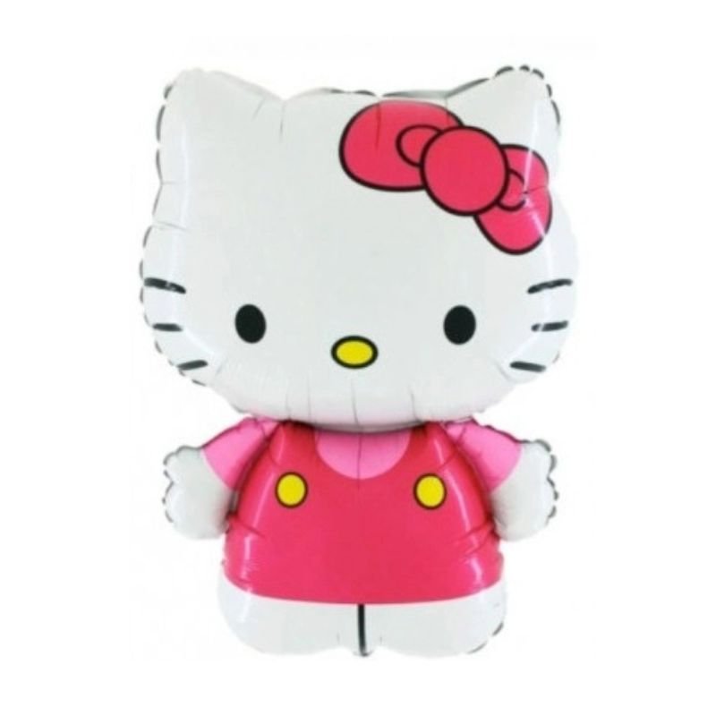 Globo foil Hello Kitty fucsia 76 cm – Apto Aire y Helio - NAROSA SWEET PARTY