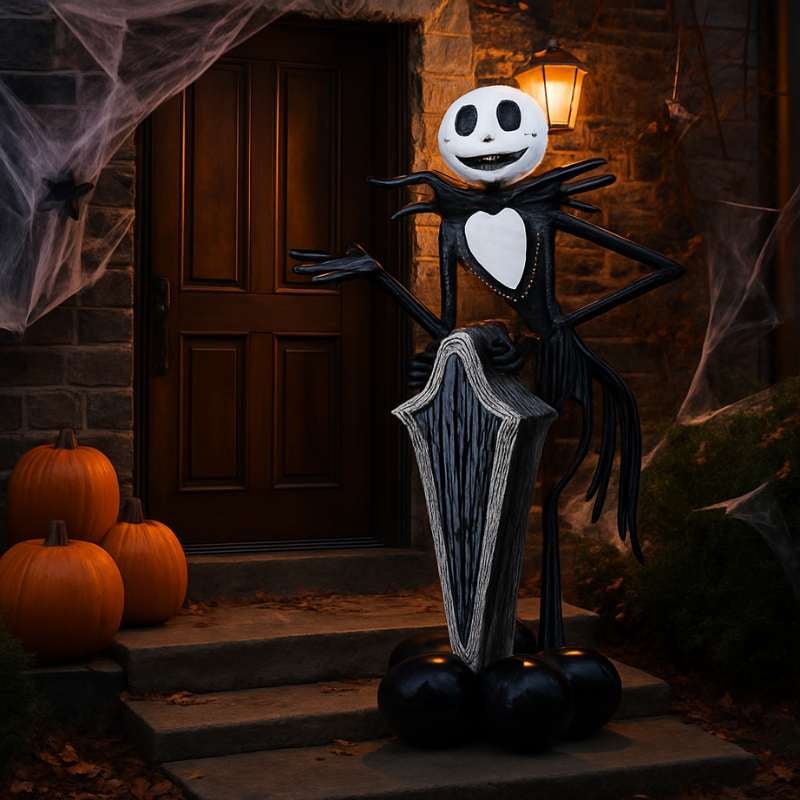 Globo Foil Jack Skellington 162 cm – Solo Aire - NAROSA SWEET PARTY