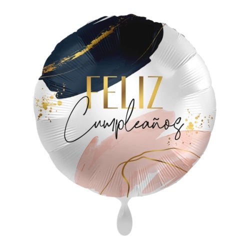 Globo Foil Modern Vibes – Feliz Cumpleaños 45 cm - NAROSA SWEET PARTY